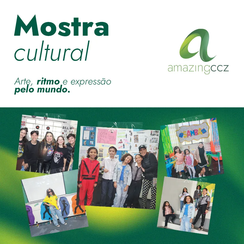 Mostra cultural - Arte, ritmo e expressão pelo mundo.